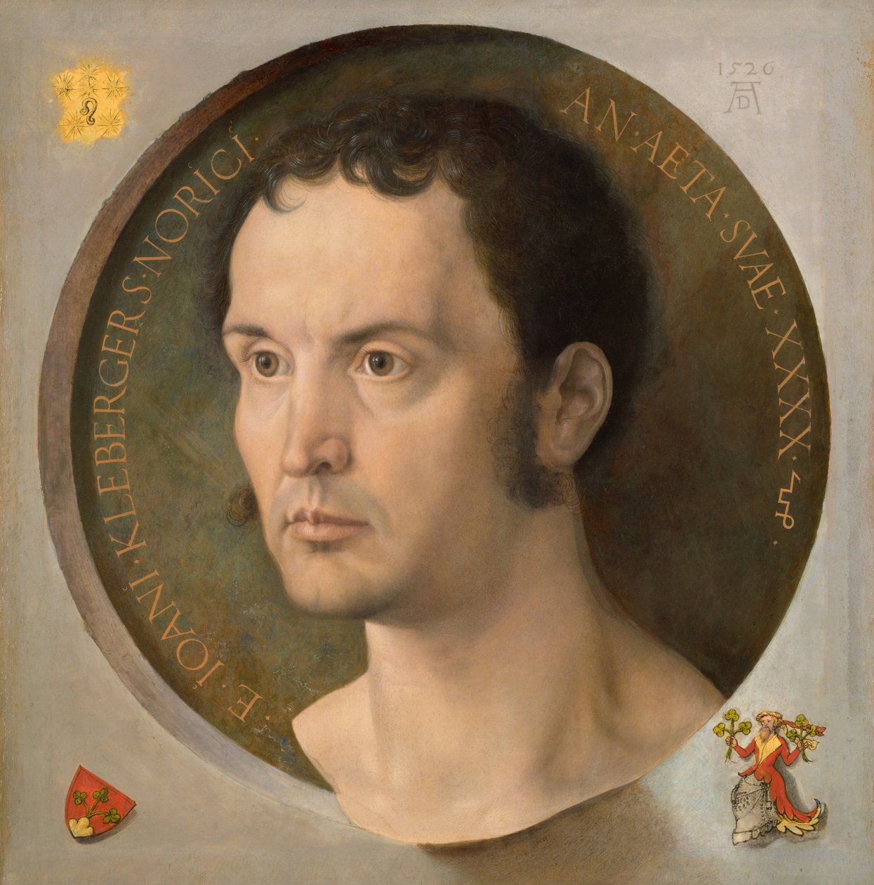 Johann Kleeberger portréja, 1526 alkotó: Albrecht Dürer