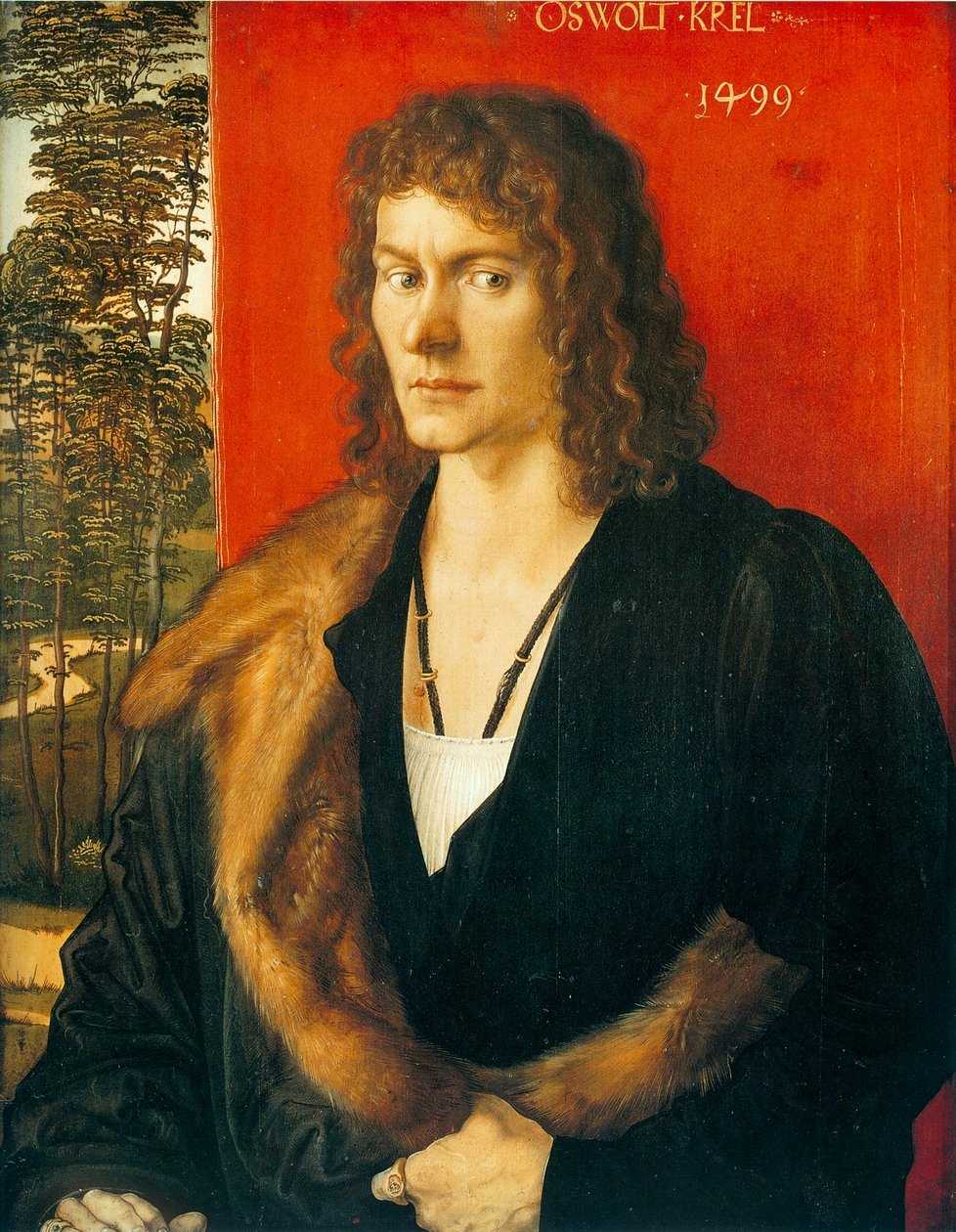 Oswolt Krel portréja: Oswolt Krel alkotó: Albrecht Dürer