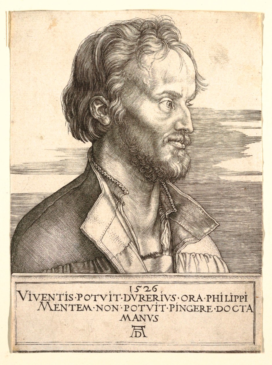 Philip Melanchthon portréja alkotó: Albrecht Dürer