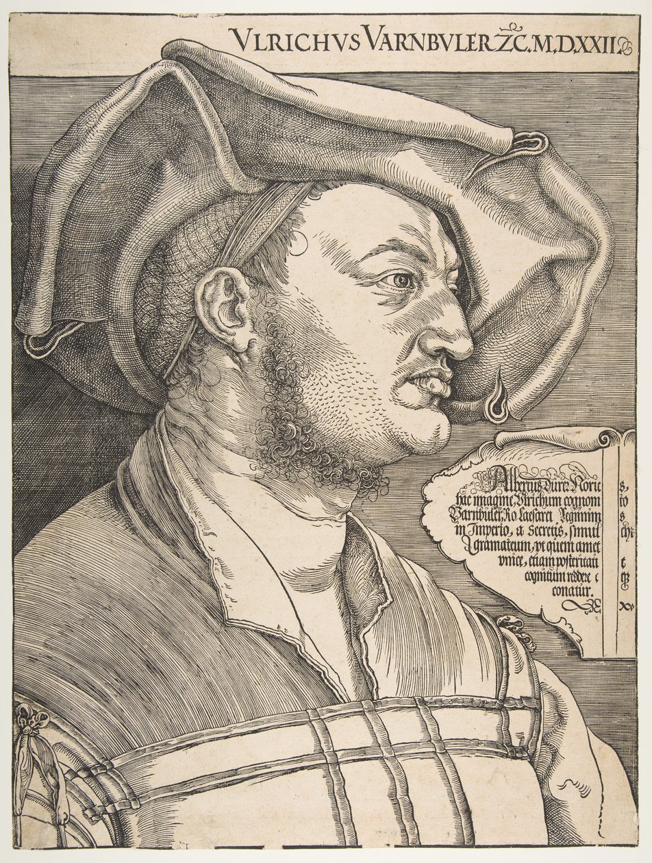 Ulrich Varnbüler portréja alkotó: Albrecht Dürer