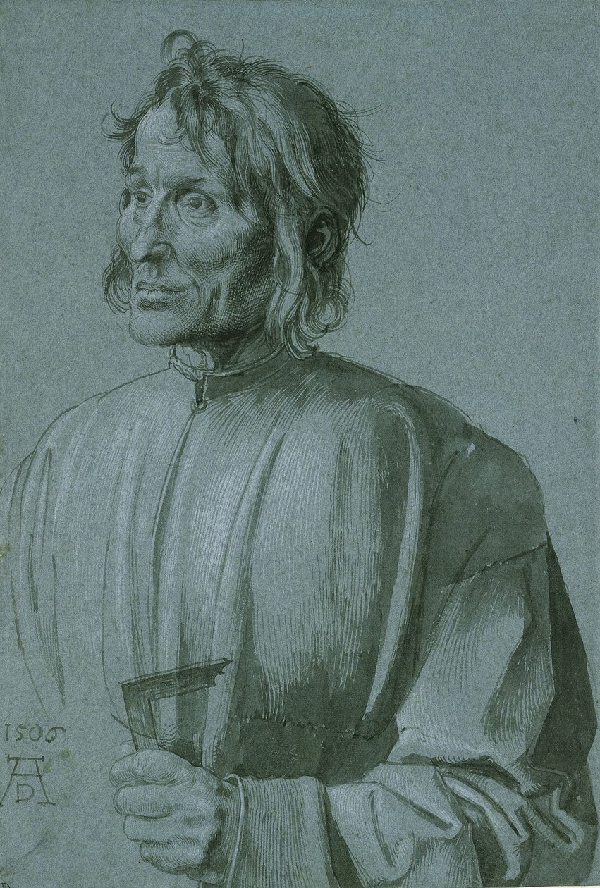 Hieronymus von Augsburg építész portréja, 1506 alkotó: Albrecht Dürer