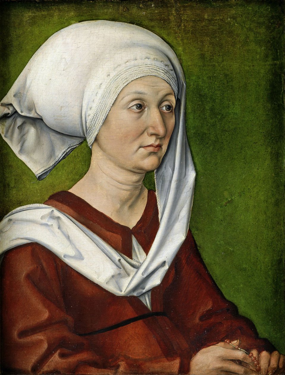A művészek portréja Anya, Barbara Dürer, szül. Holper alkotó: Albrecht Dürer