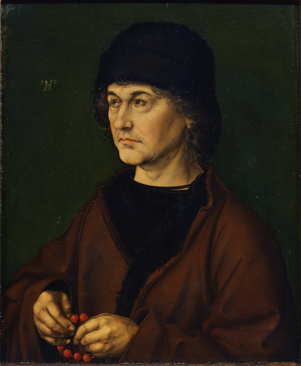 A művész apjának portréja, 1490 alkotó: Albrecht Dürer