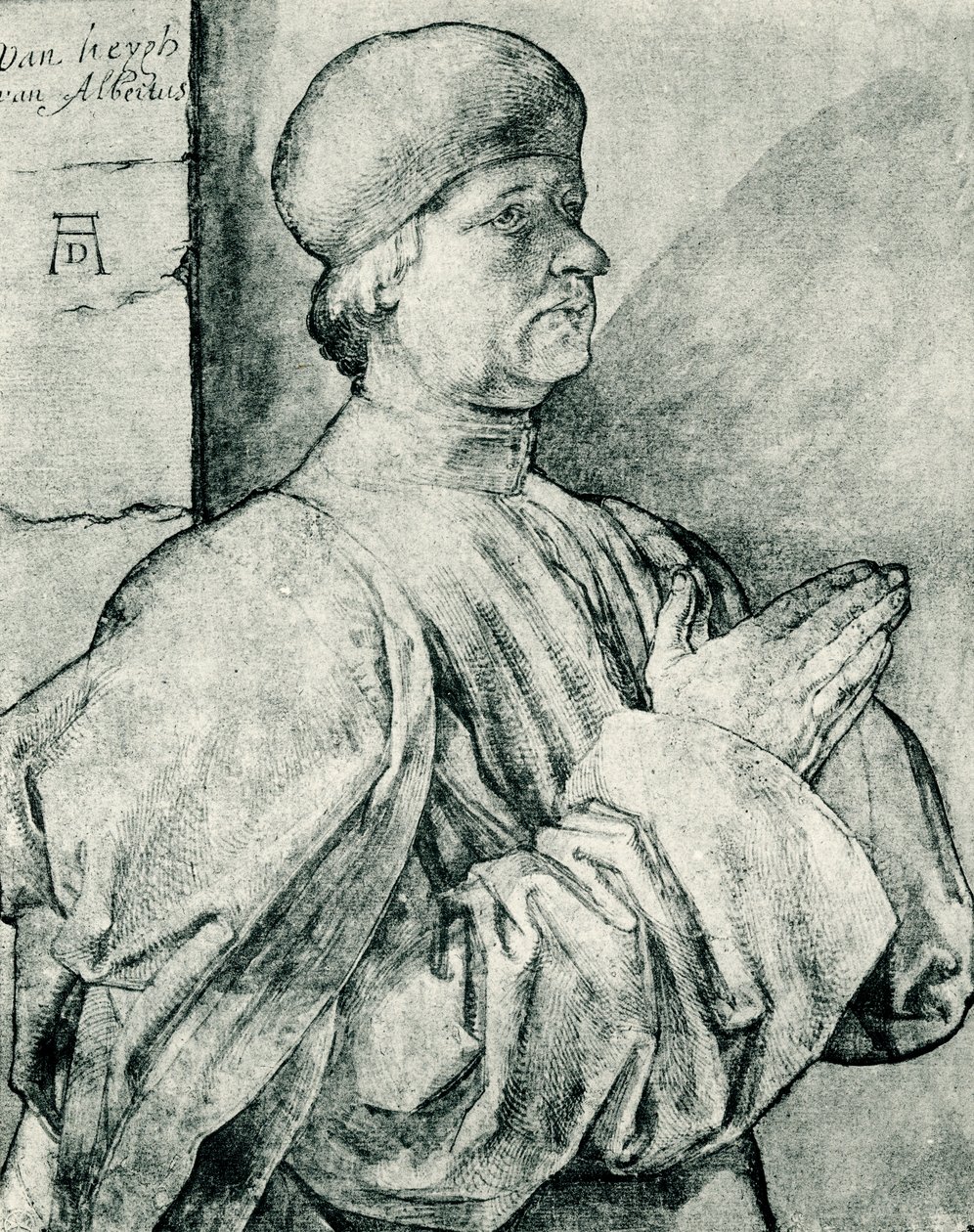 Imádkozó donor alkotó: Albrecht Dürer