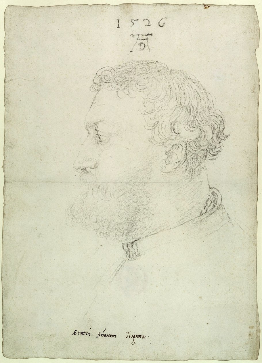 Raimund Fugger profilportréja alkotó: Albrecht Dürer