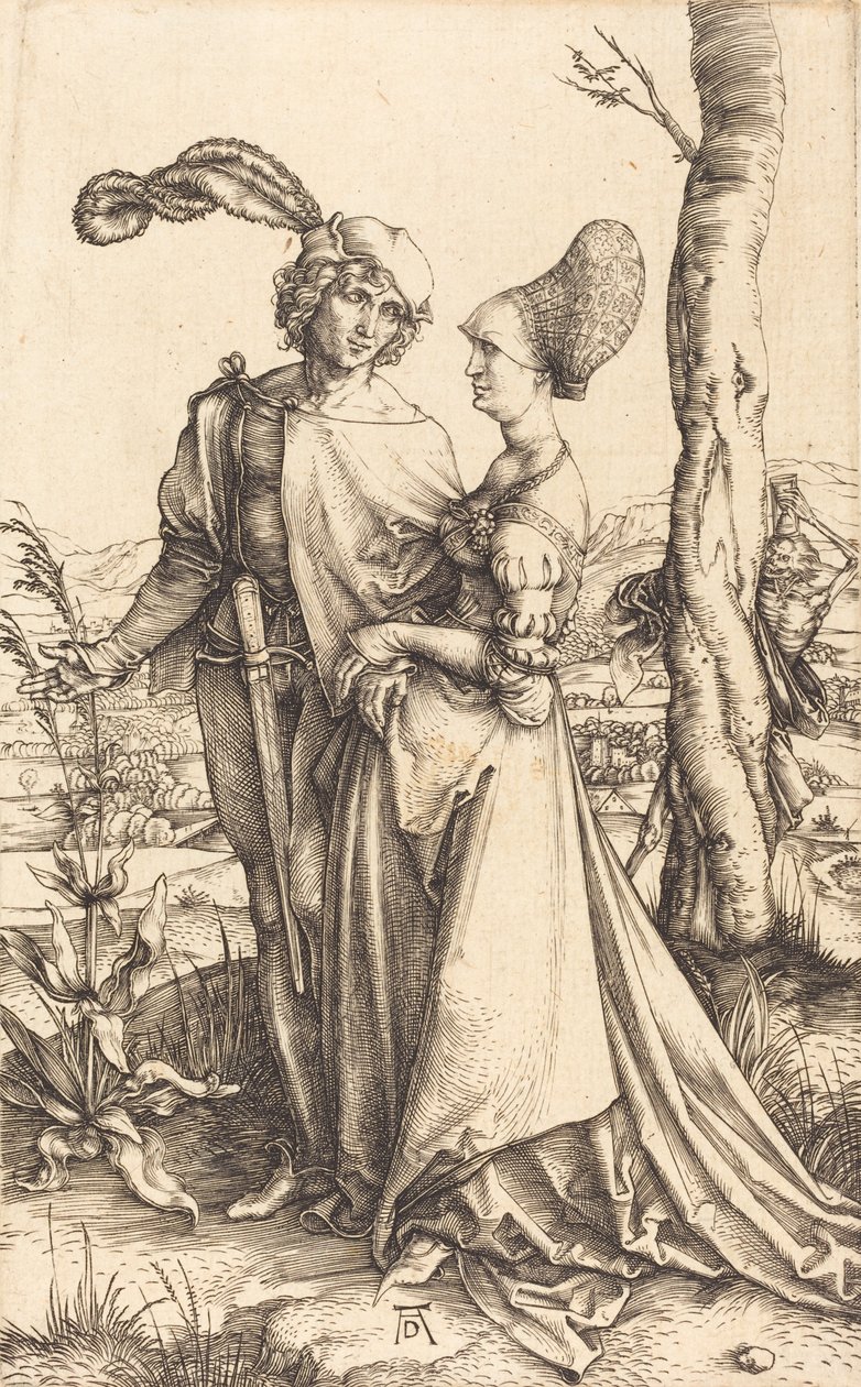 Sétány, c. 1497. alkotó: Albrecht Dürer