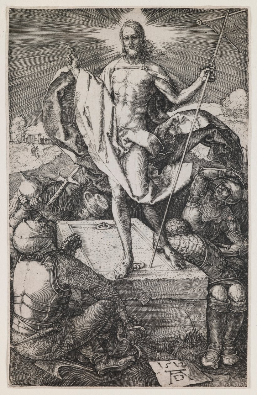 Feltámadás, a „Bevésett szenvedély” sorozatból alkotó: Albrecht Dürer