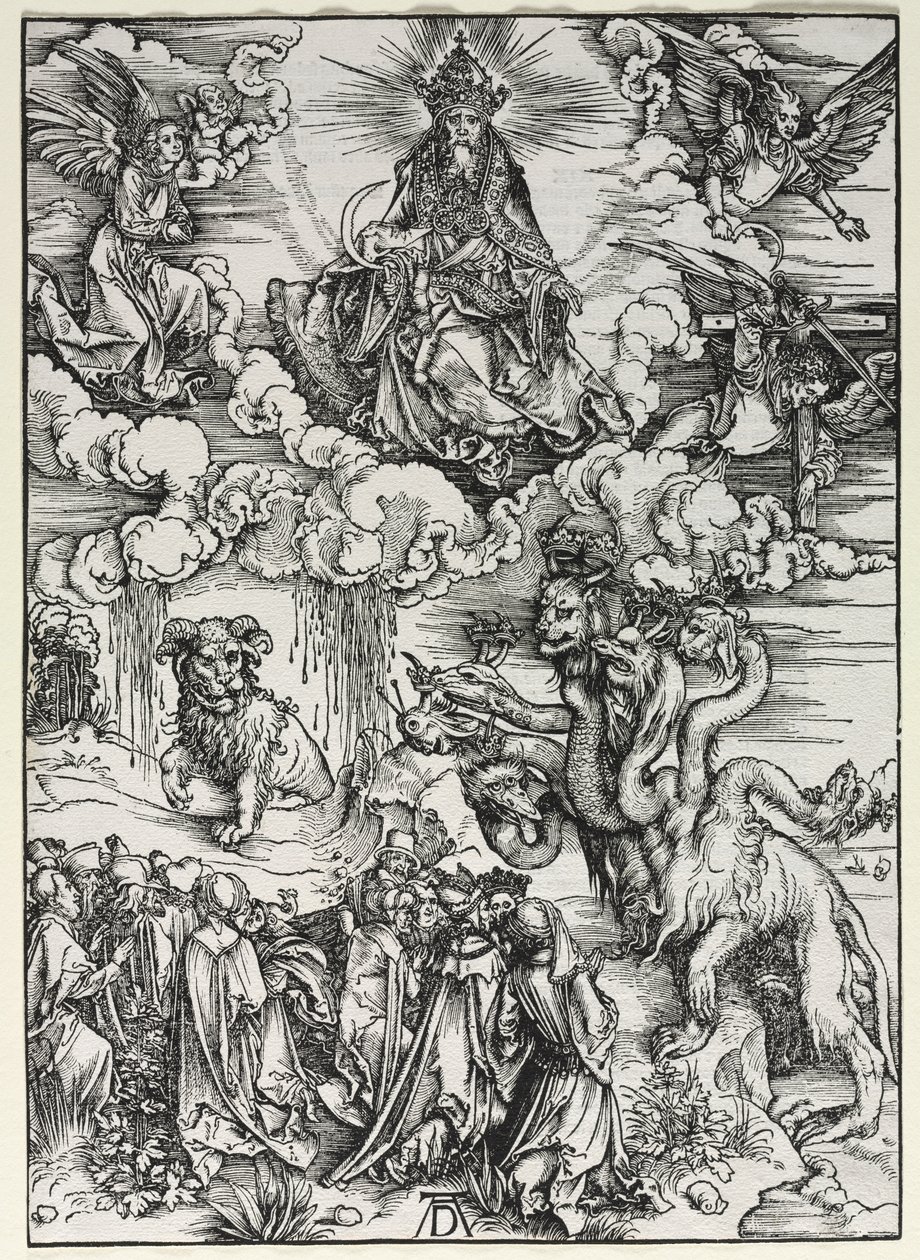 Szent János kinyilatkoztatása: Ramszarvú fenevad alkotó: Albrecht Dürer