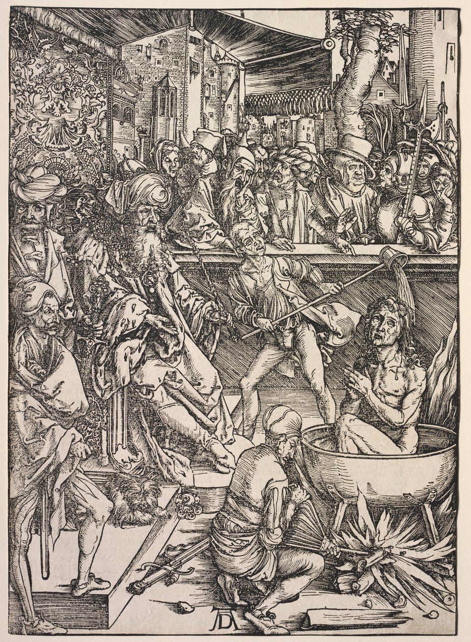 Szent János kinyilatkoztatása: Szent János vértanúsága alkotó: Albrecht Dürer