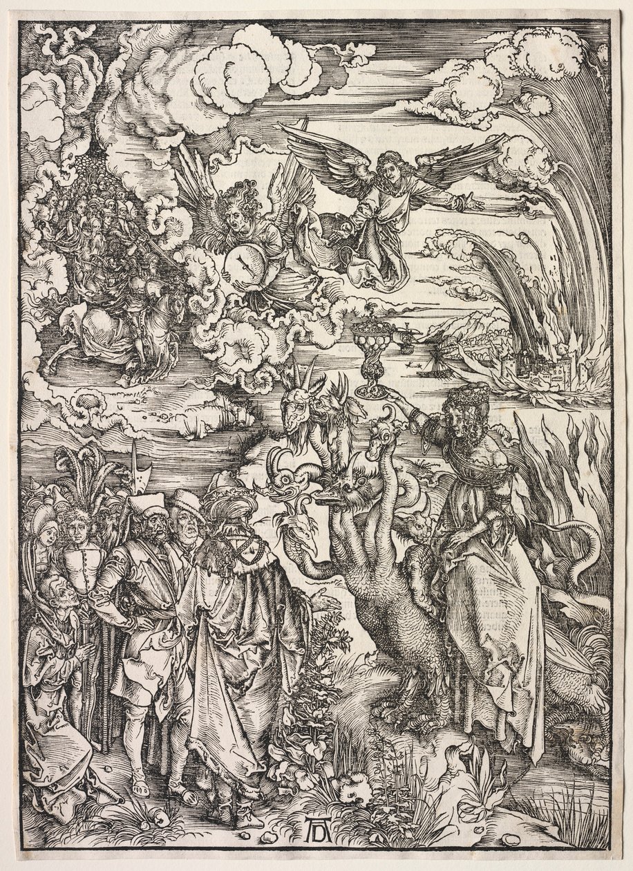 Szent János Jelenések: A babiloni asszony, 1511. alkotó: Albrecht Dürer