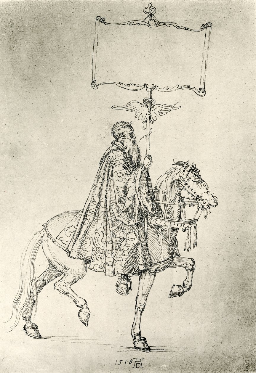Lovagló öreg alkotó: Albrecht Dürer