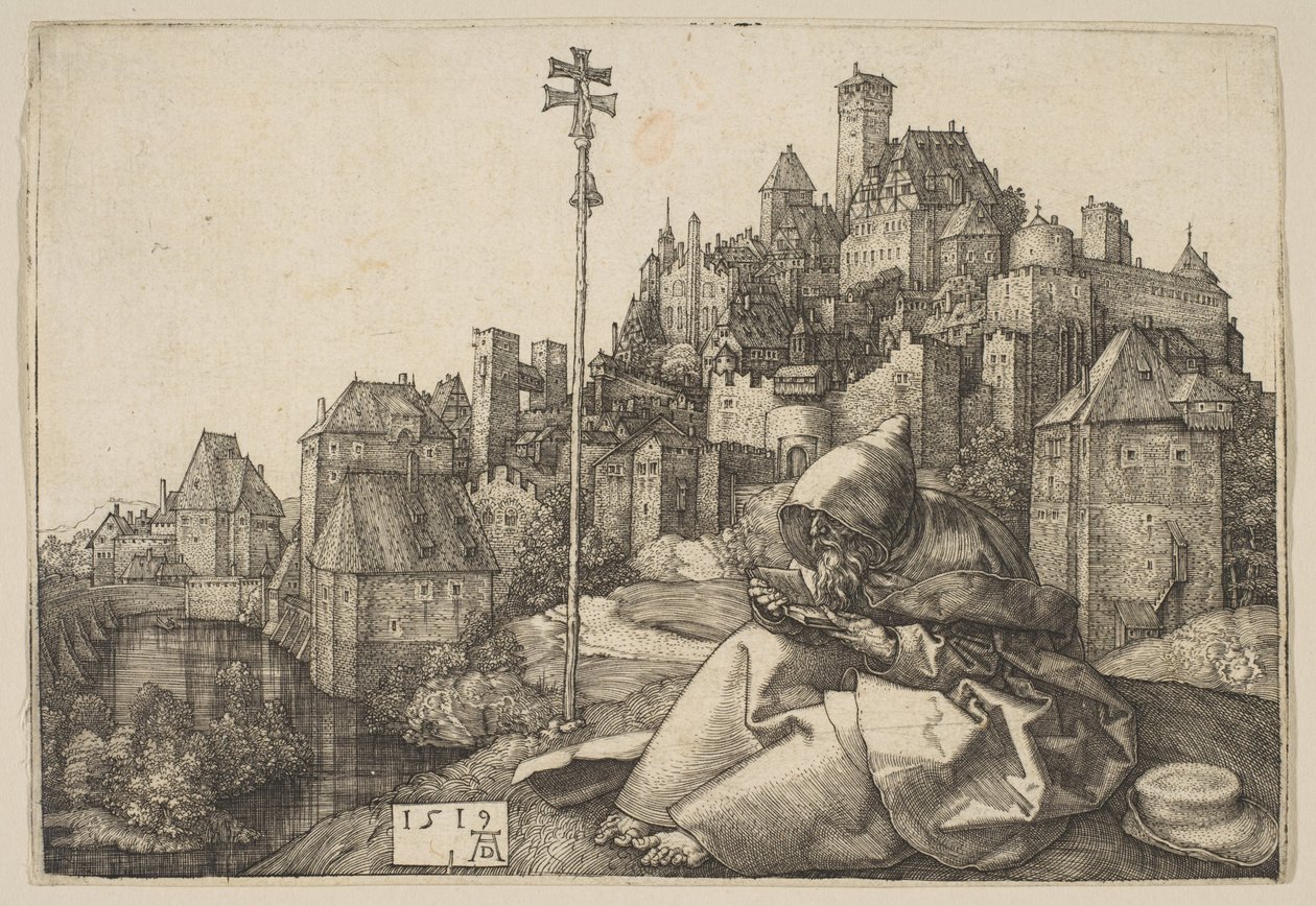 Olvasó Szent Antal alkotó: Albrecht Dürer