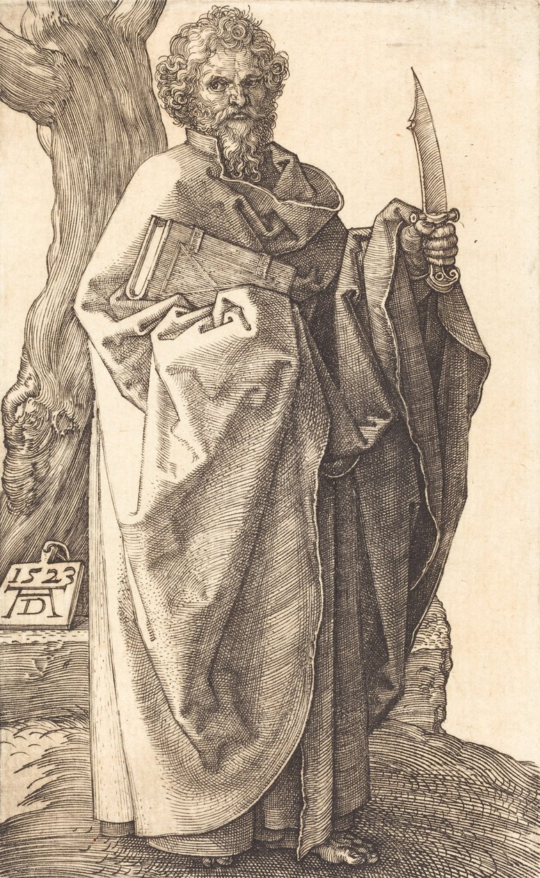Szent Bertalan, 1523. alkotó: Albrecht Dürer