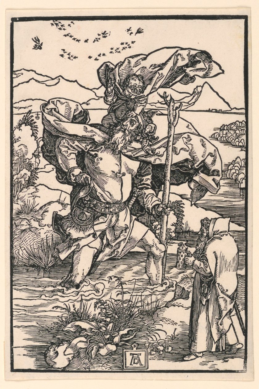 Szent Kristóf alkotó: Albrecht Dürer