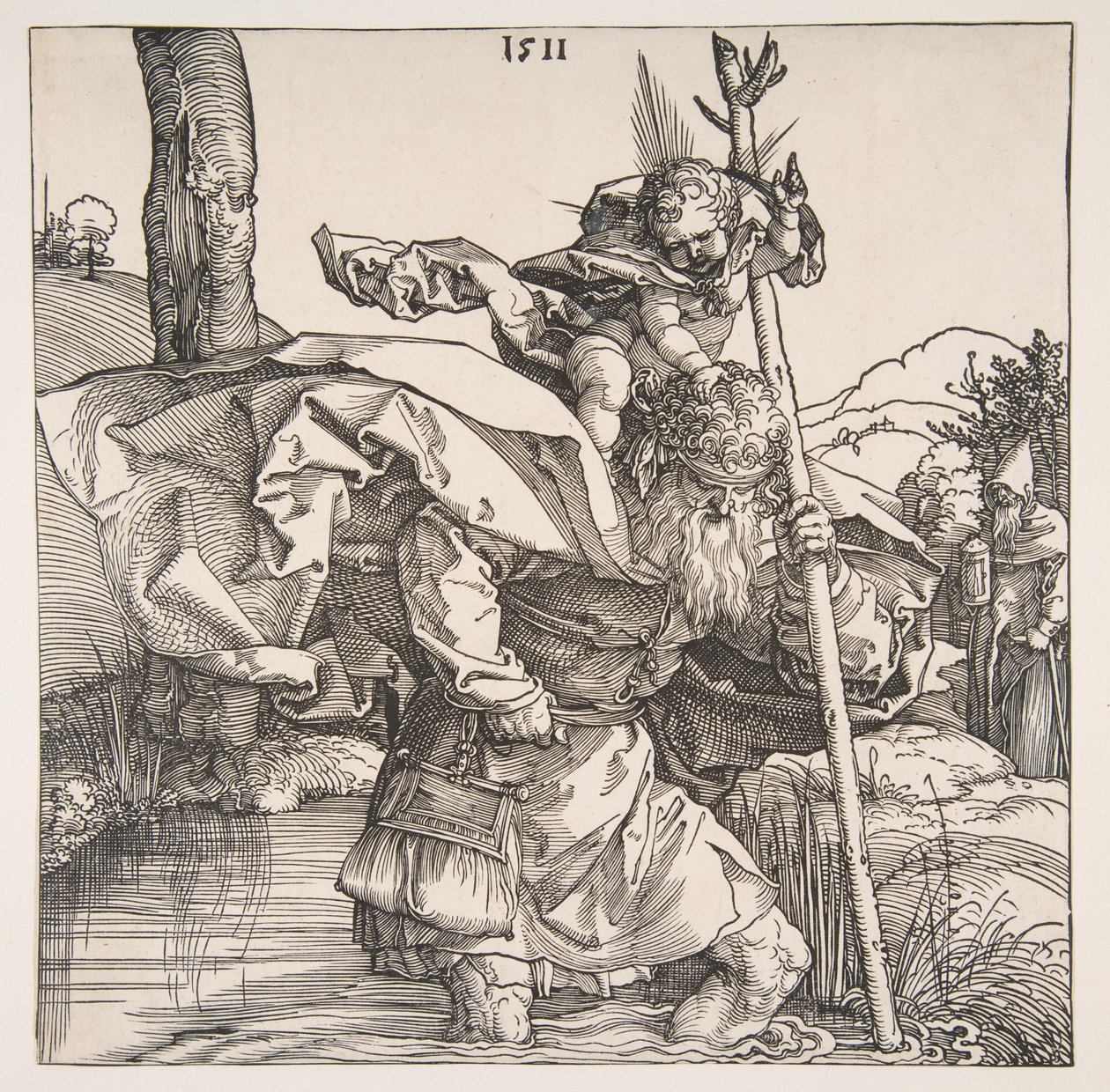 Szent Kristóf alkotó: Albrecht Dürer