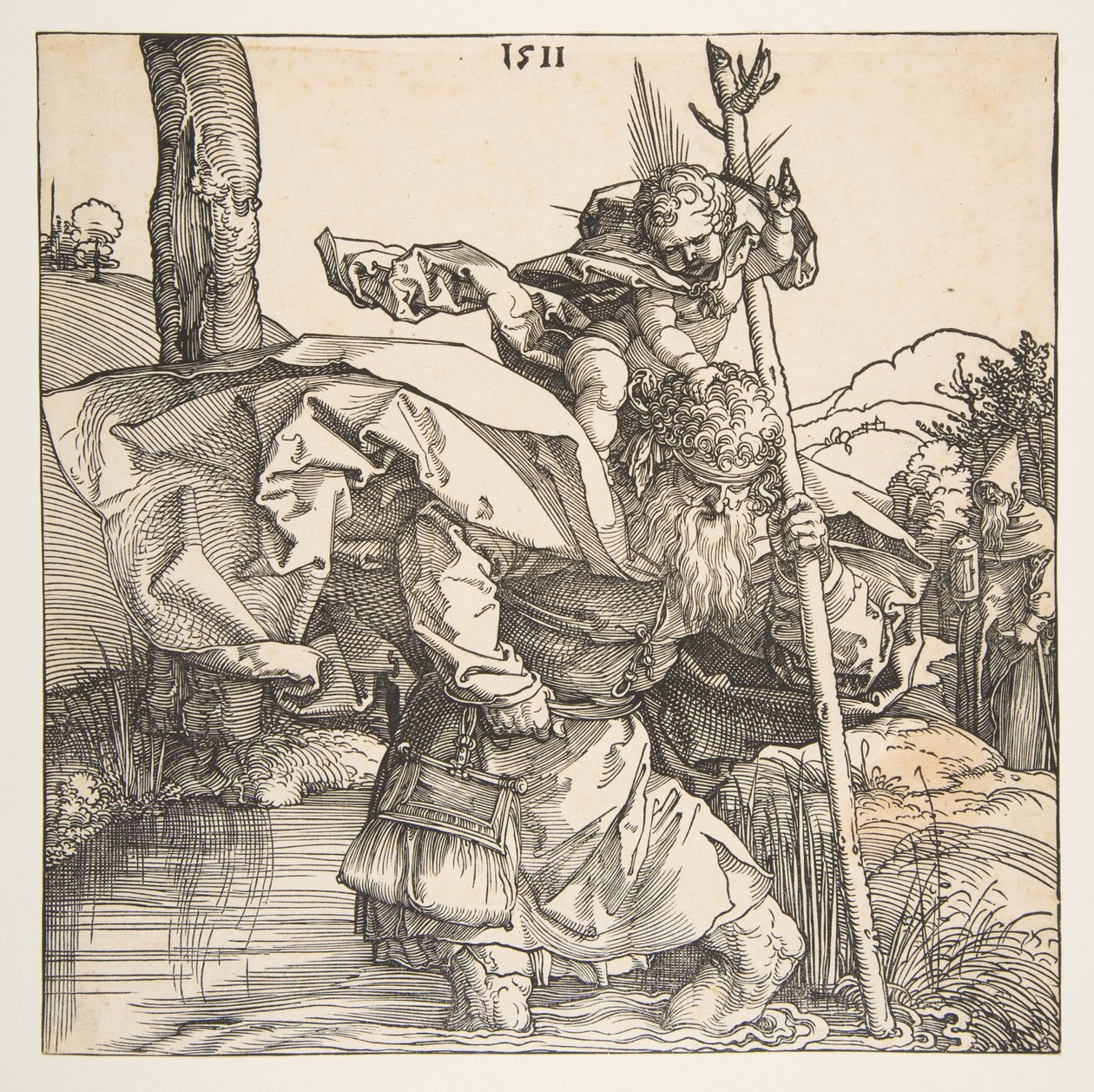 Szent Kristóf alkotó: Albrecht Dürer