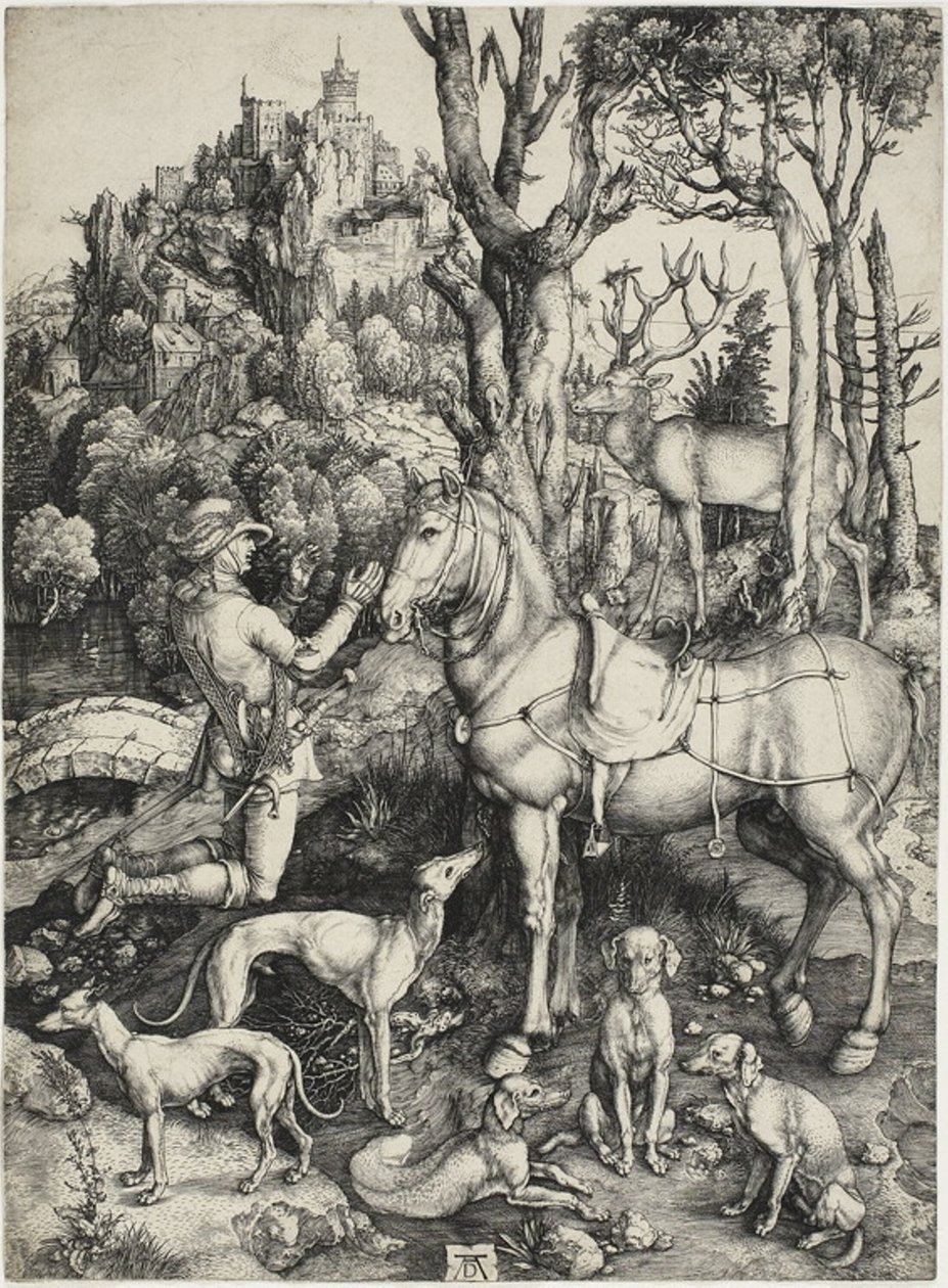 Szent Eustace alkotó: Albrecht Dürer
