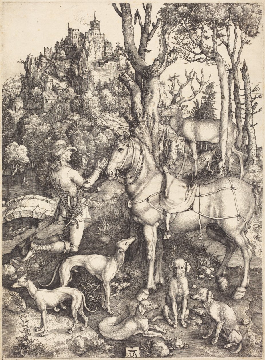 Szent Euszták alkotó: Albrecht Dürer