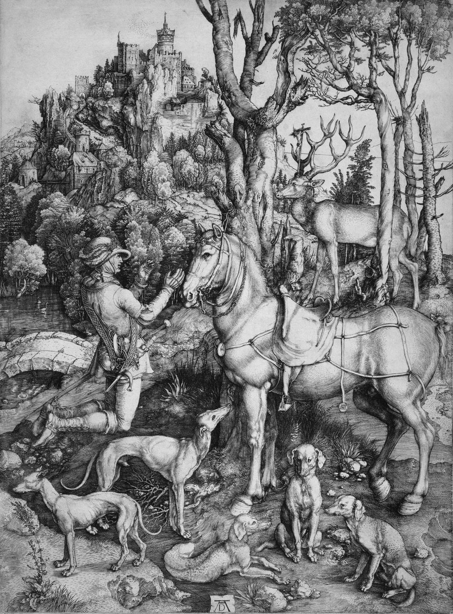 Szent Euszták alkotó: Albrecht Dürer