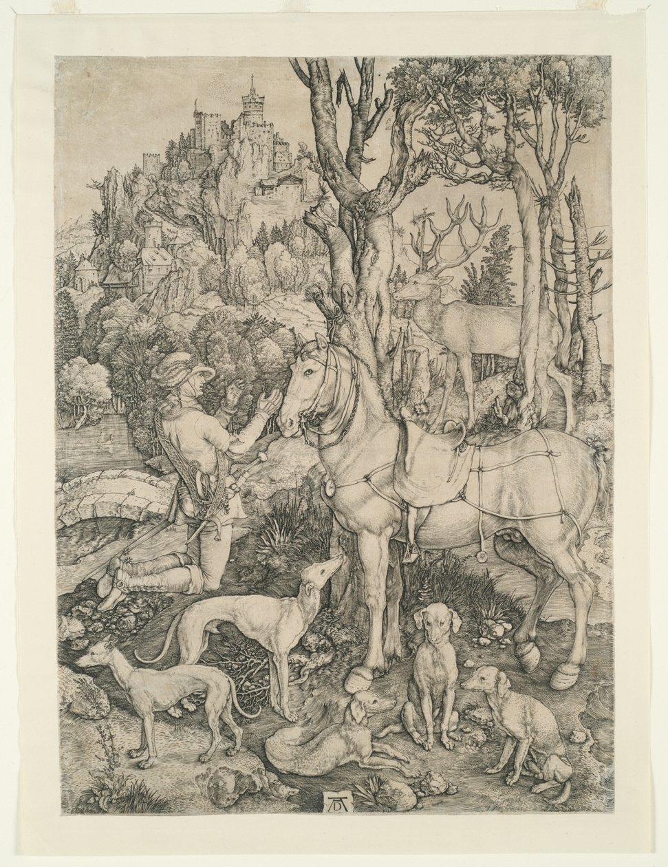 Szent Euszták alkotó: Albrecht Dürer