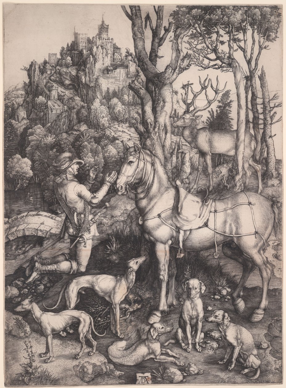 Szent Euszták alkotó: Albrecht Dürer