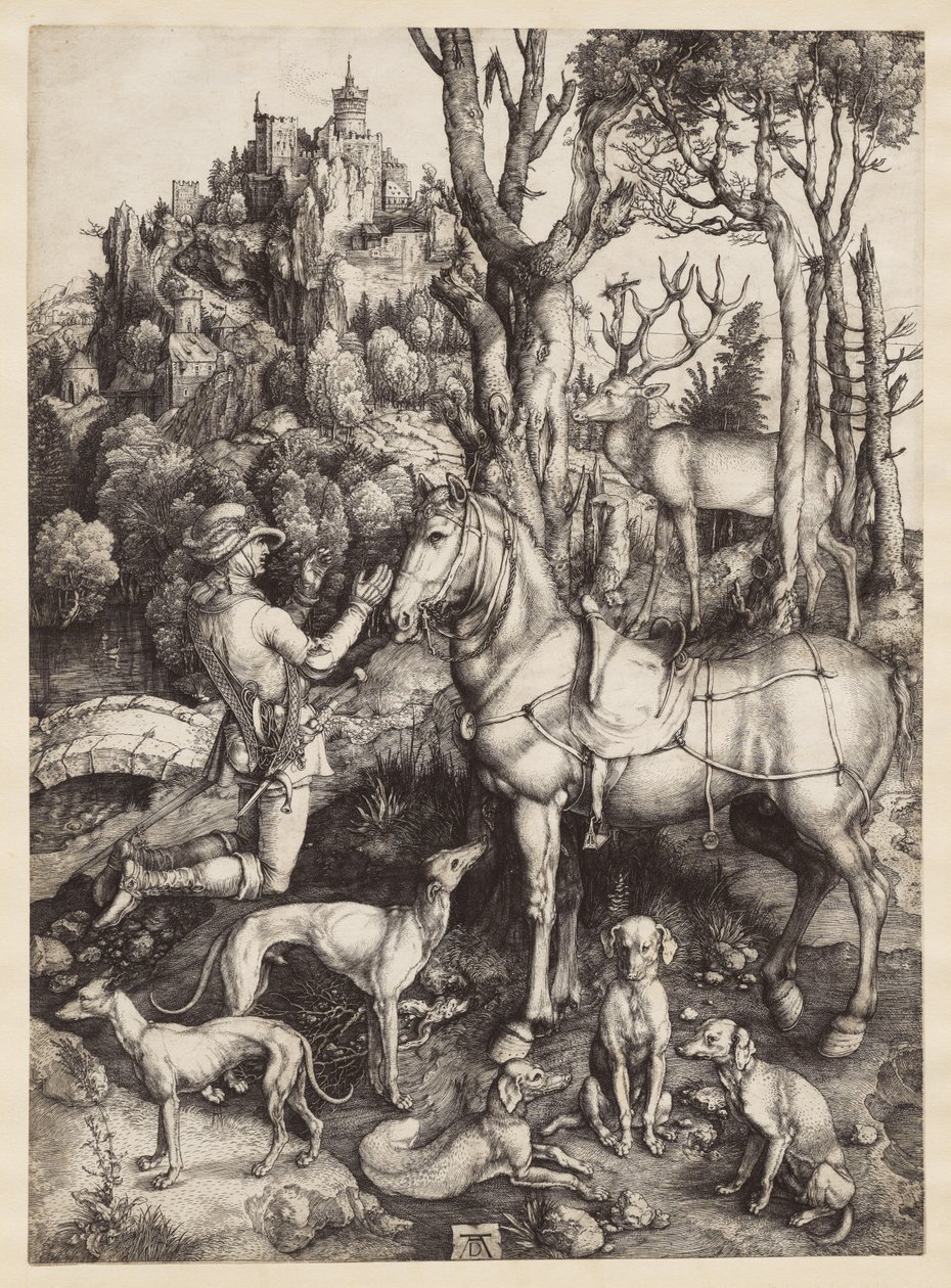 Szent Euszták alkotó: Albrecht Dürer