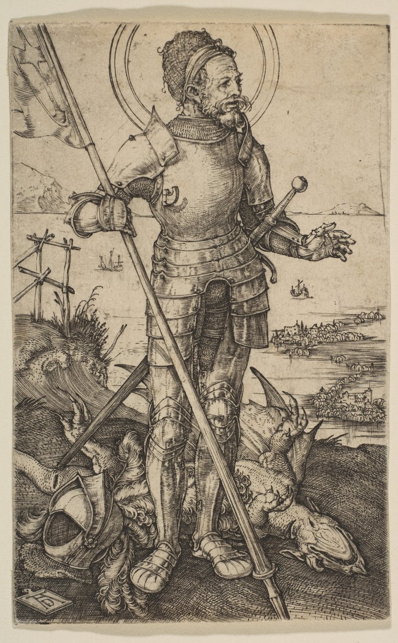 Álló Szent György alkotó: Albrecht Dürer