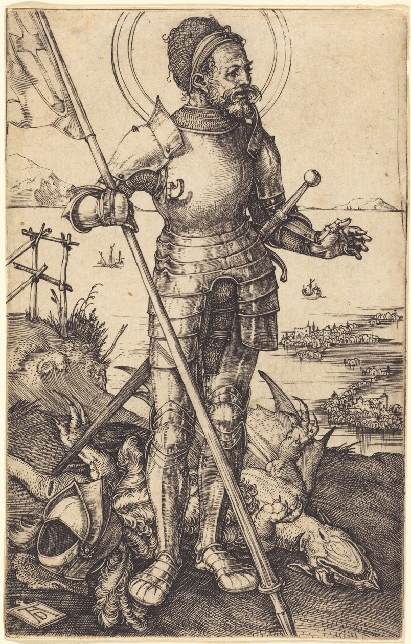 Álló Szent György alkotó: Albrecht Dürer