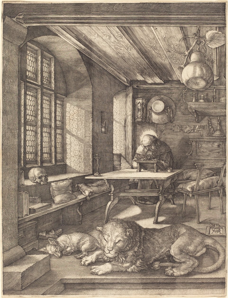 Szent Jeromos tanulmányában alkotó: Albrecht Dürer