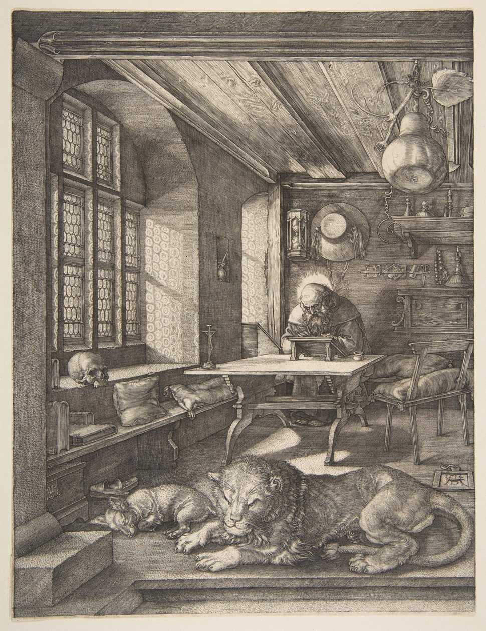 Szent Jeromos dolgozószobájában alkotó: Albrecht Dürer