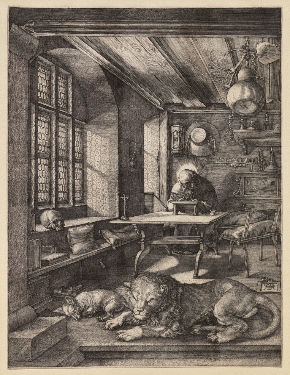 Szent Jeromos dolgozószobájában alkotó: Albrecht Dürer