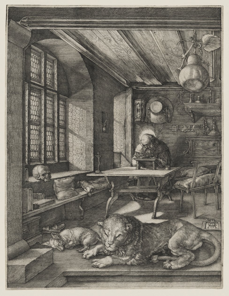 Szent Jeromos dolgozószobájában alkotó: Albrecht Dürer