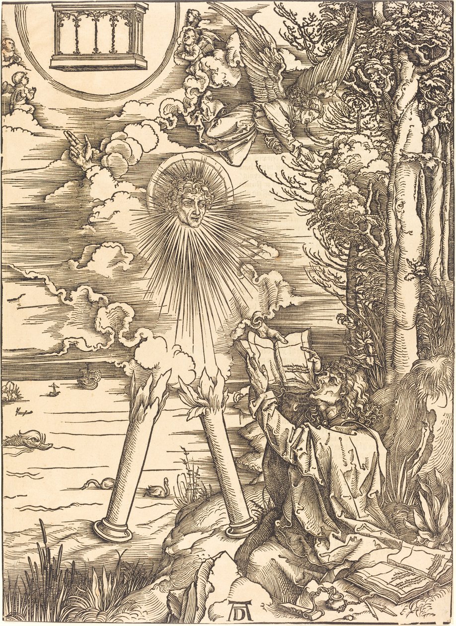 Szent János felfalja a könyvet alkotó: Albrecht Dürer