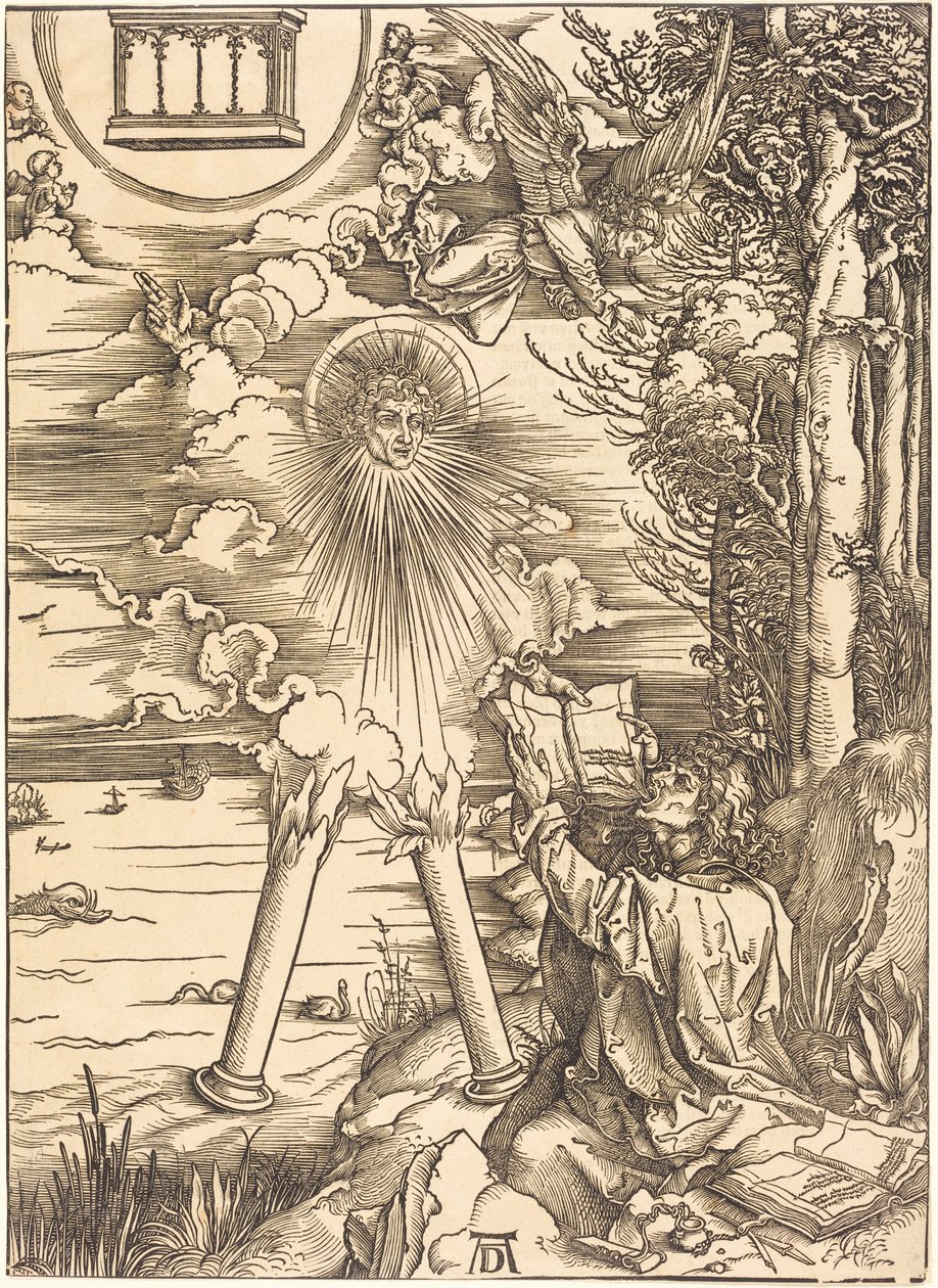 Szent János felfalja a könyvet alkotó: Albrecht Dürer