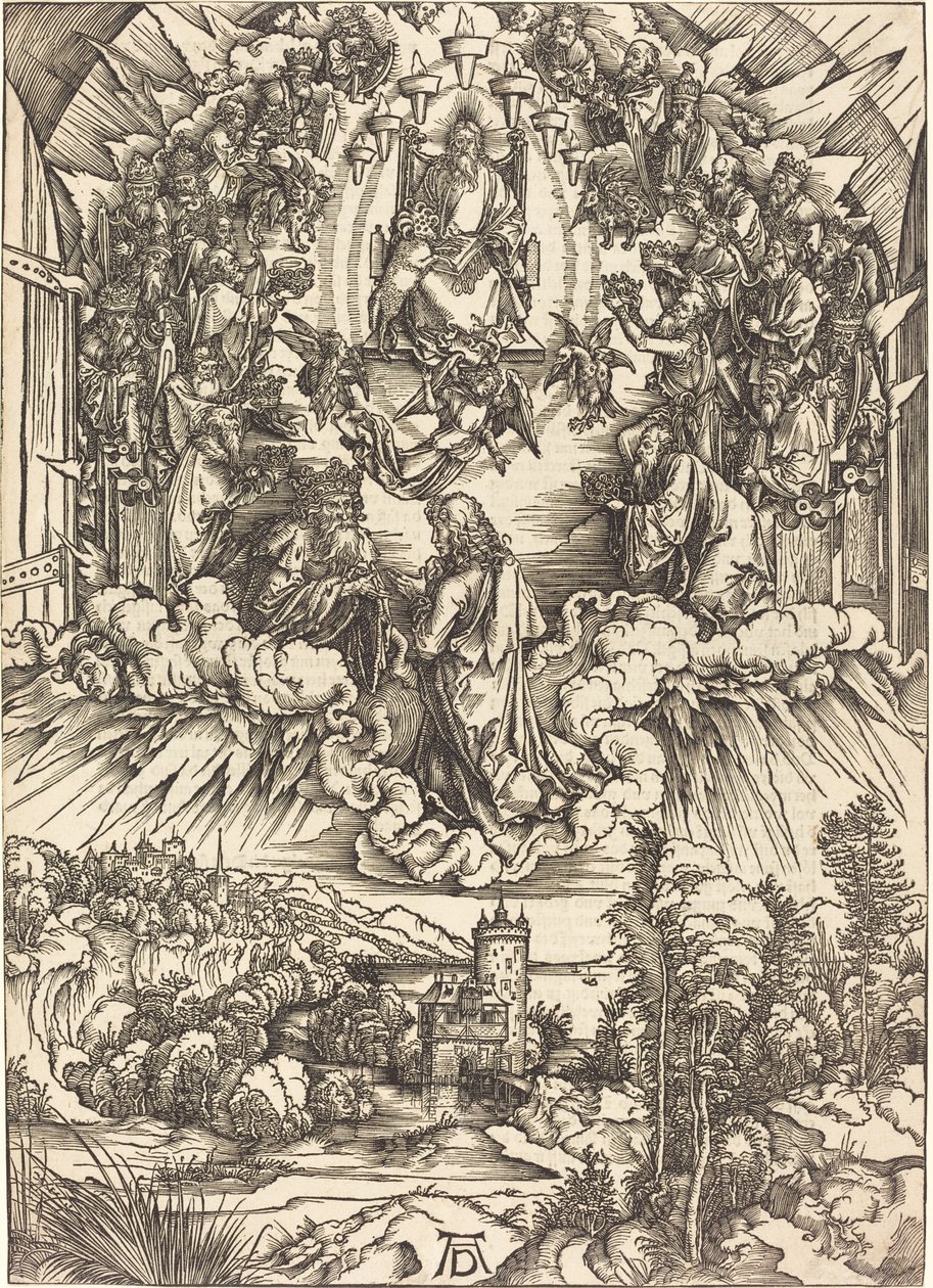 Szent János Isten és a Vének előtt alkotó: Albrecht Dürer
