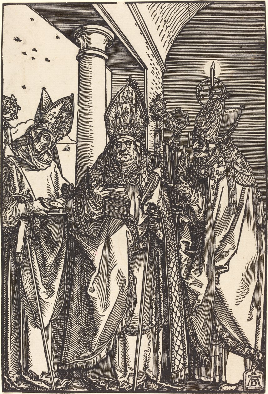 Szent Miklós, Ulrich és Erasmus alkotó: Albrecht Dürer