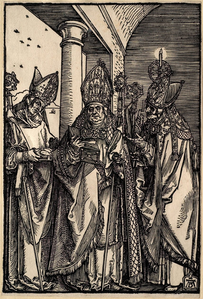 Szent Miklós, Ulrich és Erasmus alkotó: Albrecht Dürer