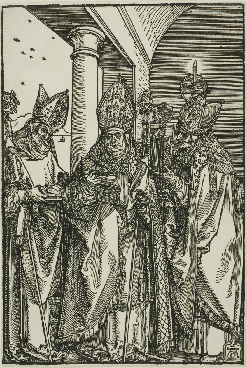 Szent Miklós, Ulrich és Erasmus alkotó: Albrecht Dürer