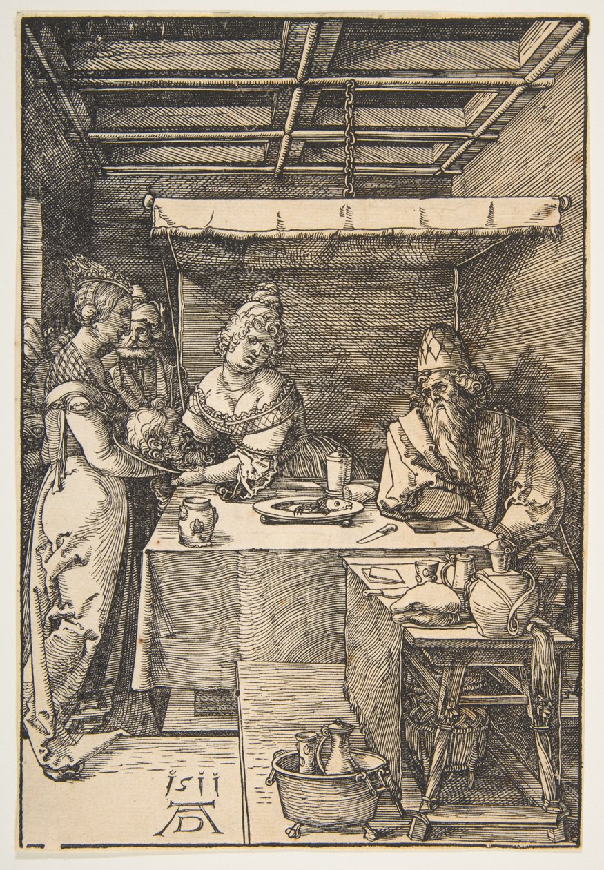 Salome átveszi Keresztelő Szent János fejét alkotó: Albrecht Dürer