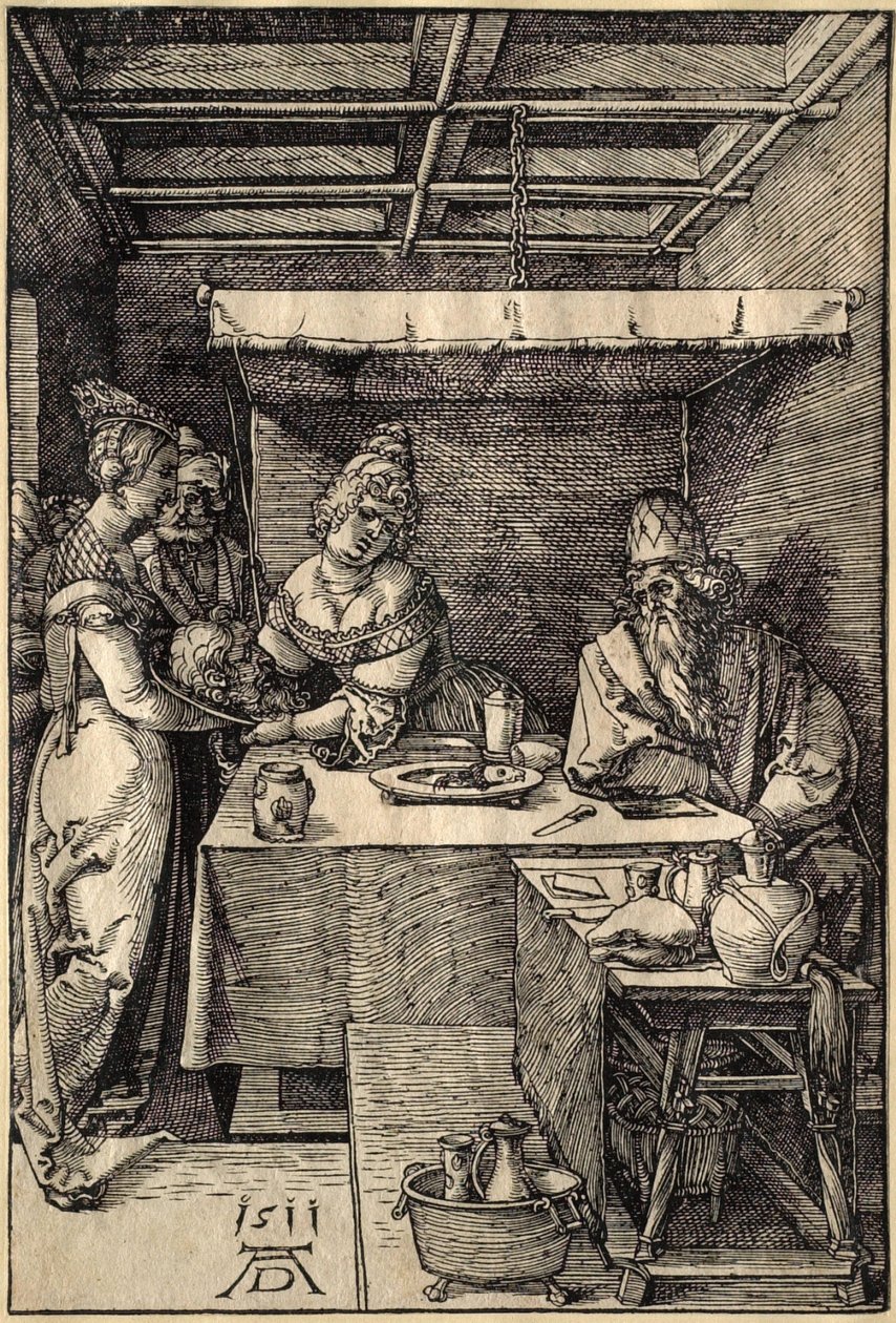 Salome átveszi Keresztelő Szent János fejét alkotó: Albrecht Dürer