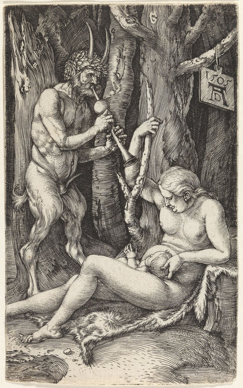 Szatirok családja alkotó: Albrecht Dürer