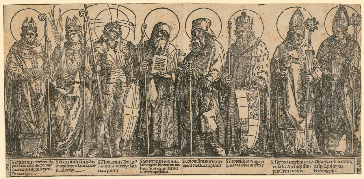 Ausztria védőszentjei alkotó: Albrecht Dürer