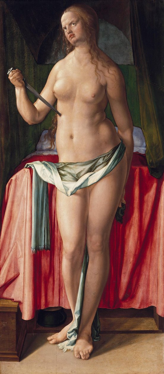 Lucretia öngyilkossága alkotó: Albrecht Dürer