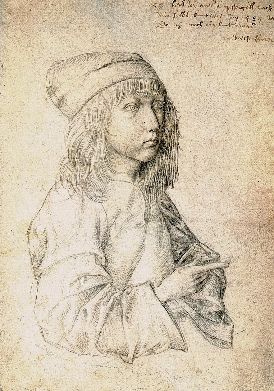 Önarckép tizenhárom évesen alkotó: Albrecht Dürer