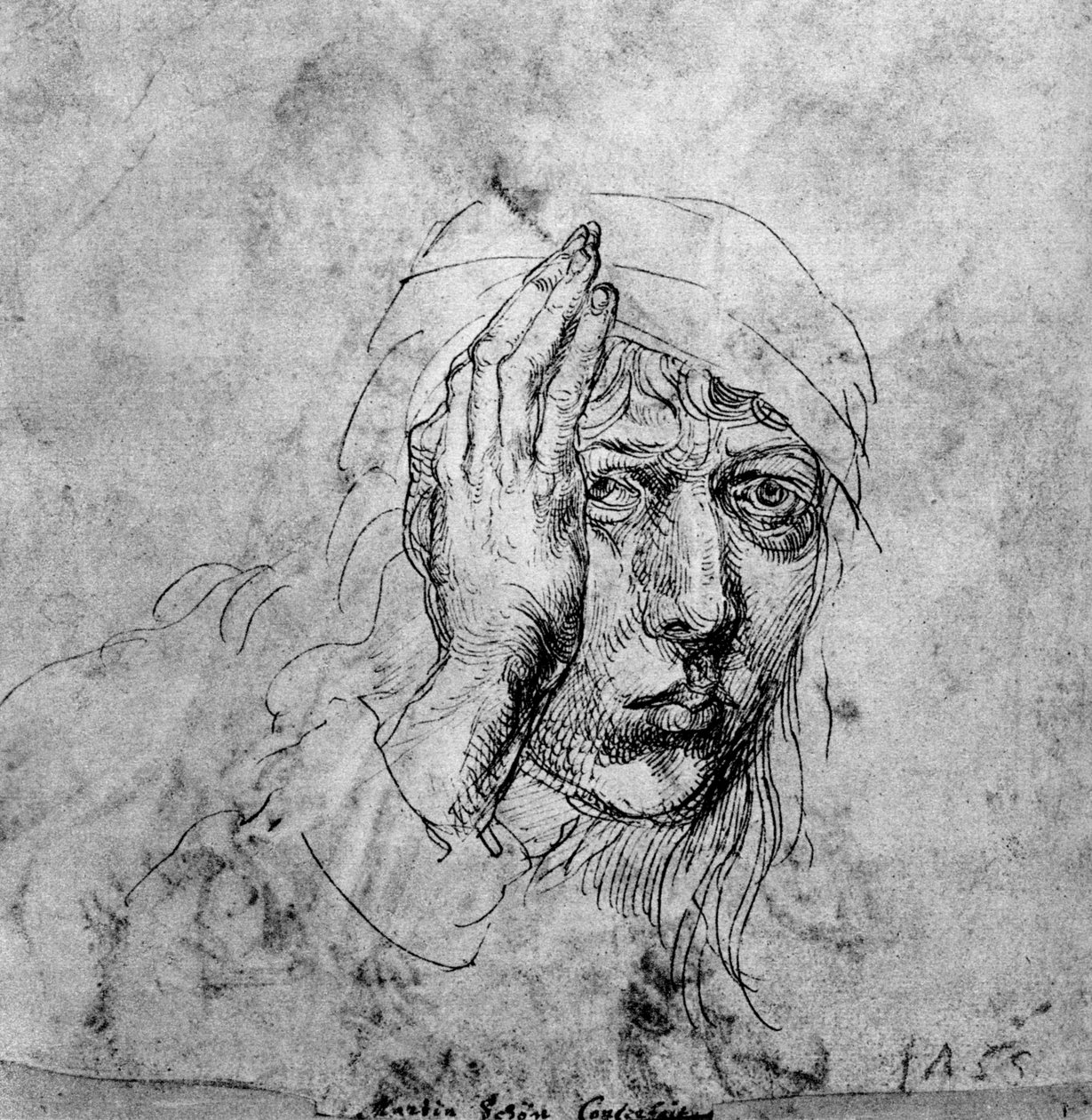 Önarckép kötszerrel, 1492, 1936 alkotó: Albrecht Dürer