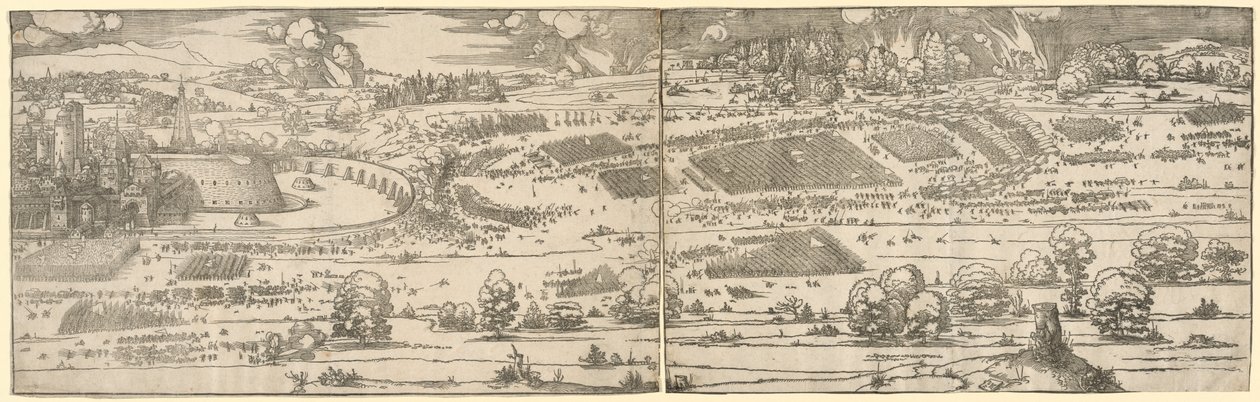 Egy erőd ostroma alkotó: Albrecht Dürer