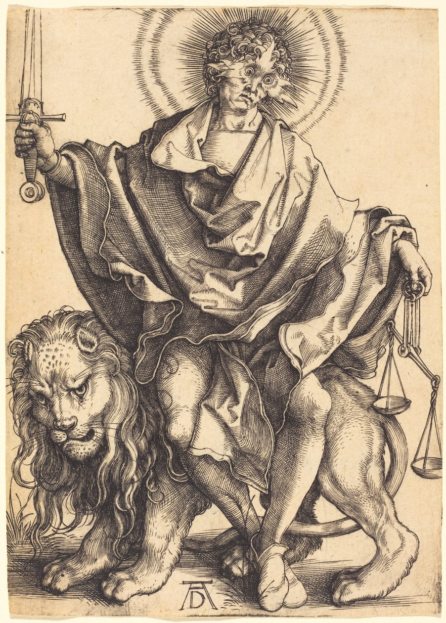 Sol Iustitiae („Az igazságosság napja”) alkotó: Albrecht Dürer