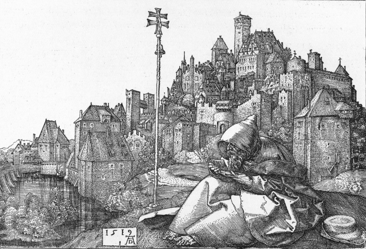 St. Anthony Reading, 1519, 1906 alkotó: Albrecht Dürer