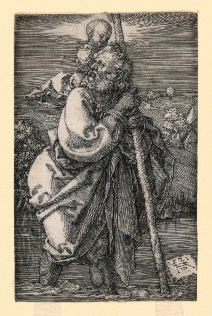 Szent Kristóf alkotó: Albrecht Dürer