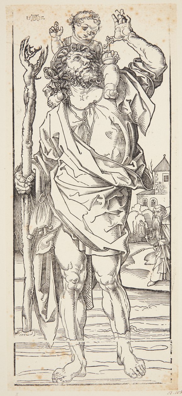 Szent Kristóf alkotó: Albrecht Dürer